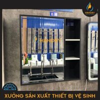 Tủ Gương Phòng Tắm Chất Liệu Nhựa PVC Chống Nước Tuyệt Đối - HD TG60Đ