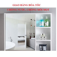 Tủ gương phòng tắm, chất liệu nhựa, 2-3-5ngăn, chống ố mốc, chống nước, bản lề chống ồn, BH 2 năm