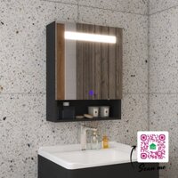 Tủ gương phòng tắm thông minh SMHome NT01 - Tích hợp đèn Led và công tắc cảm ứng