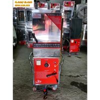 Tủ Hấp Bánh Bao , giữ nóng, dễ quan sát 5 tầng xe đẩy đi bán vỉa hè