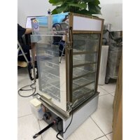 Tủ hấp bánh bao mini 5 tầng - Tủ trưng bày bánh bao hàng nhập khẩu