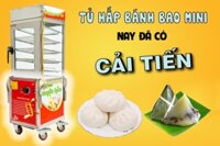 Tủ hấp bánh bao mini di động 4 tầng (Phao tự ngắt VN-400DP)