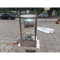 Tủ Hấp Bánh Bao.Tủ Trưng Bày Giữ Nóng Bánh 4 Khay