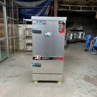 Tủ Hấp Cơm Công Nghiệp Giá Rẻ- Phân Phối Tủ Hấp Cơm- 6-8-10-12 Khay ( Điện, Gas_ Điện Kết Hợp Gas)