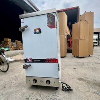 Tủ hấp đa năng 10 khay inox 304 công nghiệp, Tủ hấp cơm, hấp hải sản, hấp gà,.... với năng suất 3 đến 3.5 kg/khay