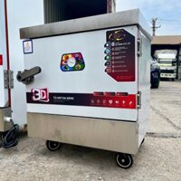 Tủ hấp đa năng công nghiệp, Tủ hấp cơm, hấp hải sản, hấp patê, hấp bánh,... 6 khay inox 304 điện 220V & 380V