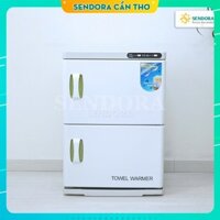 Tủ hấp khăn 2 tầng 46A, dung tích 46l hấp 80 khăn cùng lúc