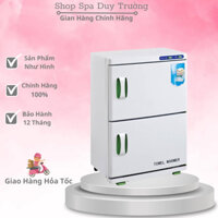 Tủ Hấp Khăn 2 Tầng Spa , Hấp Tiệt Trùng Hấp Đá Bùn Cứu Dùng Trong Thẩm Mỹ Viện