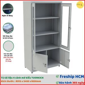 Tủ sắt hồ sơ tài liệu văn phòng Hòa Phát TU09K3CK