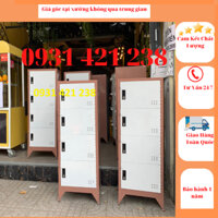 Tủ hồ sơ locker tĩnh điện cao cấp 3, 4, 5, 6 ngăn có khoá riêng từng ô Tủ locker thiết kế nhỏ gọn,tủ sắt locker mini