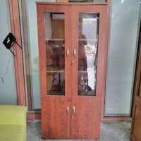 Tủ hồ sơ sắt 2 cánh mờ thanh lý mới 90%