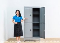 Tủ Hồ Sơ Sắt Sơn Dầu 4 Cánh Cửa Mở Giá Rẻ