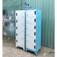 Tủ hồ sơ sắt - tủ locker sắt giá rẻ 3 tầng, 4 tầng, 5 tầng, 6 tầng- tủ sắt mini có khóa đựng đồ cá nhân nhân viên