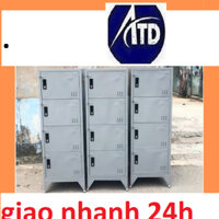 TỦ HỒ SƠ THẤP MINI 4 CÁNH ĐỰNG ĐỒ VĂN PHÒNG CÁ NHÂN ,TỦ SẮT LOCKER 4 TẦNG NHỎ GỌN-TỦ SẮT LOCKER GIÁ RẺ ĐỰNG ĐỒ SPA