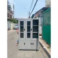 Tủ hồ sơ tủ locker đựng tài liệu văn phòng 4 cánh 3 cánh 2 cánh kính giá rẻ tại HCM, bảo hành 2 năm - giao 2h