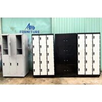 Tủ hồ sơ tủ sắt nhiều ngăn 2 4 6 8 10 12 15 24 30 cửa sơn dầu và sơn tĩnh điện tủ locker nhiều ngăn giá xưởng HCM
