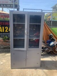 tủ hồ sơ , tủ tài liệu sắt thanh lý ,hàng Hòa Phát mới 95%