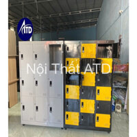 Tủ hồ sơ văn phòng có khóa - tủ locker sắt nhiều ngăn đựng đồ an toàn cho công nhân viên 20 24 30 ngăn.