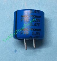 Tụ hóa 0.47F 5.5V 0.47F 474 (Siêu tụ), Super Capacitor, tụ pin, tụ NEC/TOKIN FYD 5.5V 0.47F