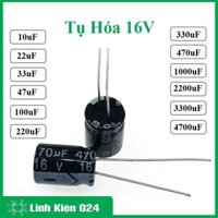 Tụ Hóa 16V - Tụ Điện Phân Cực - 3300uF