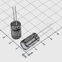 Tụ Hóa 680uF 25V 10x17mm Xuyên Lỗ