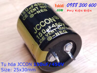 Tụ hóa JCCON 150uF 450V size 25x30mm