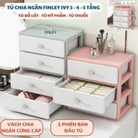 Tủ hộp nhựa nhiều ngăn đựng đồ lót, tất vớ - Tủ kệ mỹ phẩm - Tủ thuốc CAYABE 3/ 4/ 5 tầng - Hộp lưu trữ