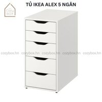 Tủ IKEA 5 Ngăn Kéo, Tủ Tài Liệu Đa Năng Văn Phòng Phong Cách Hiện Đại, Gỗ MDF Phủ Melamine Cao cấp