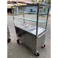 tủ inox bán thuc an nhanh