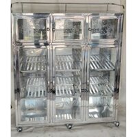 Tủ kệ chén inox ic1214 (115*140*35)