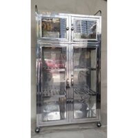 Tủ kệ chén inox ic814 (75*140*35)