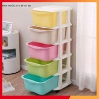 Tủ ,kệ đa sắc 5 tầng thông minh gọn gàng ngăn kéo ra vào