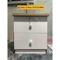 Tủ, Kệ Đầu Giường Nhựa Đài Loan Cao 48cm Ngang 42cm Sâu 42cm K059