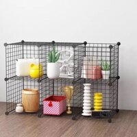 💥TỦ KỆ GHÉP LƯỚI SẮT THÉP ĐA NĂNG SIZE 37x37cm.