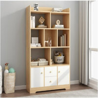 Tủ kệ sách gỗ đứng đẹp hiện đại KSG17