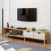 Tủ kệ Tivi đơn giản hiện đại phong cách Bắc Âu đồ nội thất cỡ nhỏ phòng khách [bonus]