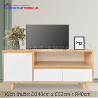 Tủ Kệ Tivi Gỗ Màu Trắng Hiện Đại