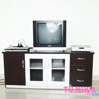 Tủ kệ tivi nhựa Đài Loan dáng cao cổ điển / SHPlastic KTV01