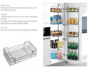 Tủ kho inox nan 304 cánh mở Huge H-KM1166
