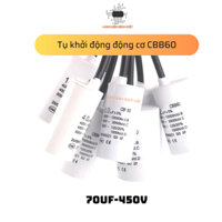 Tụ khởi động 70uF 450V CBB60 SENJU trắng