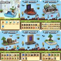 Từ khối khối xây dựng cảnh đơn giản DIY từ tính minecraft đồ chơi xếp hình sáng tạo xây dựng mô hìn