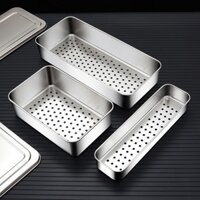 Tủ khử trùng bằng thép không gỉ 304, giỏ đựng đũa, hộp lưu trữ dao kéo, giá thoát nước bát đĩa, giá đỡ đũa cho máy rửa chén 7T7Q