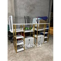 Tủ khung sắt gỗ Mdf tủ bếp tủ đồ đa năng