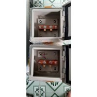 Tủ kiểm tra điện trở đất 200x200, hộp kiểm tra điện trở 200x200 sắt sơn tĩnh điện