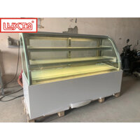 TỦ KÍNH CONG 1M8 ĐÁ TRẮNG 1800C2 THANH LÝ - CHỈ GIAO HÀNG TẠI HCM