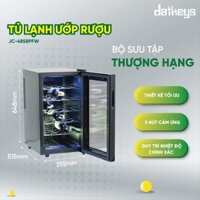 Tủ làm mát rượu - Model JC-48SBPFW  Chứa 18 Chai Vang  Bảo Hành 24 tháng  Hàng nhập khẩu
