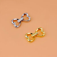 Tự Làm Phụ Kiện Bạc S925 Tình Yêu Ngực Ngọc Trai Vòng Cổ Vòng Tay Bán Thành Phẩm Handmade Dây Khóa