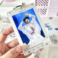 [Tự làm] Su Xinhao TOP Landing Youth League ins Hộp đựng thẻ trong suốt Hỗ trợ hàng hóa 10cm