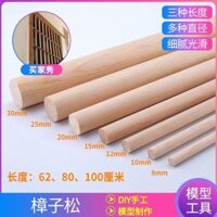 Tự làm thủ công vật liệu xây dựng mô hình cát quan điểm bảng gậy tre mỏng sylvestris thanh gỗ tròn gậy mảnh