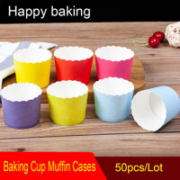 Tự Làm Trang Trí Bánh Khay Bánh Cupcake Cake Bánh Đầy Màu Sắc Cốc Nướng Cốc Giấy Khuôn Bánh Muffin Cốc Lót Bánh Nướng Nhỏ